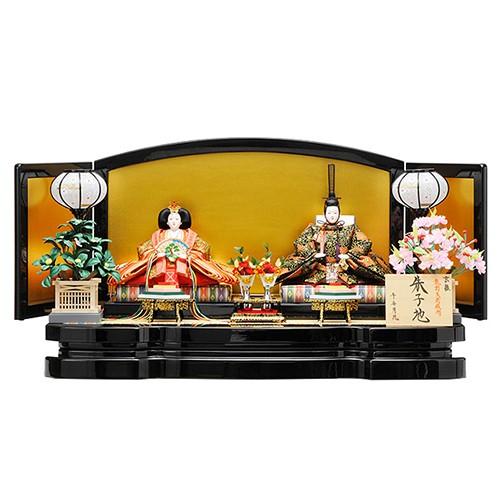 雛人形 最高級龍村裂 衣裳着親王平台飾りセット 平安博暁作 平安大新 ひな人形 送料無料 hd120...