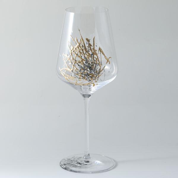 ワイングラス　しぶき　シュトルツルラウジッツ×山田平安堂　ワイングラス／シャンパングラス／クリスマス...