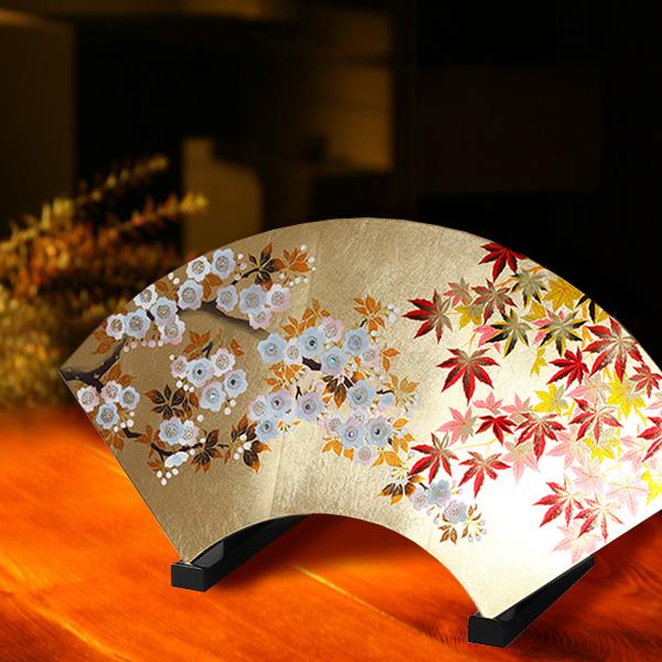 扇面額　春秋（額立セット）