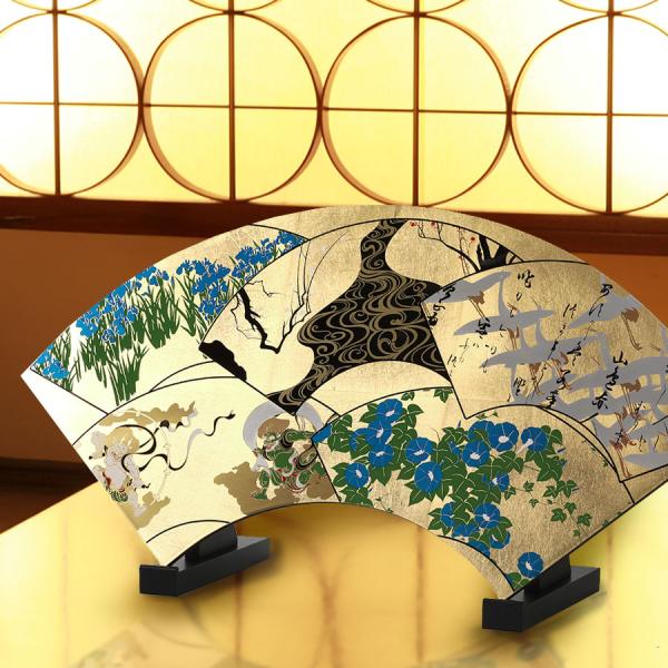 扇面額　琳派写（額立セット）