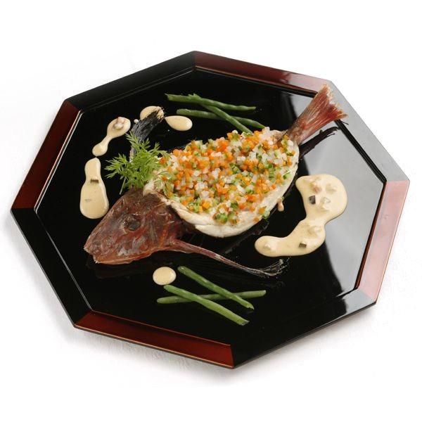 八角盆（中）白檀