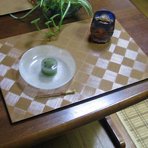 ランチョンマット 白漆 ( 夏季限定 ) 漆塗り 木製 テーブルマット