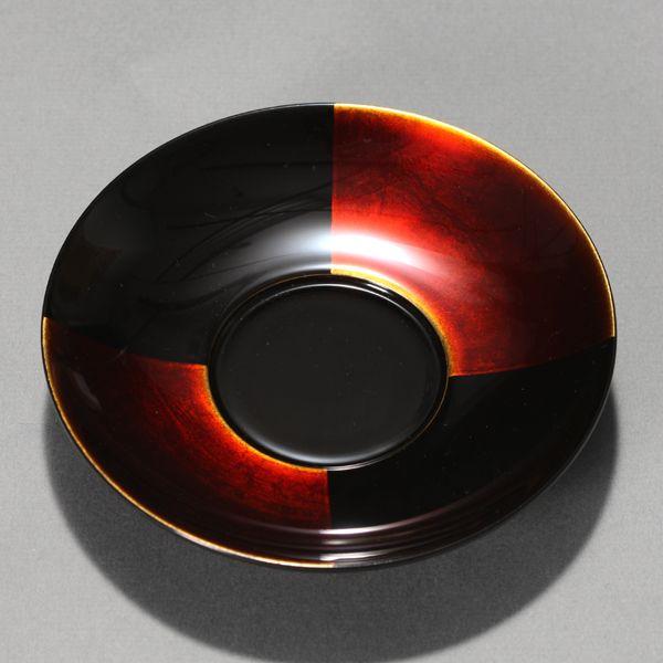 茶托　白檀（５枚組）　漆器/木製/コースター