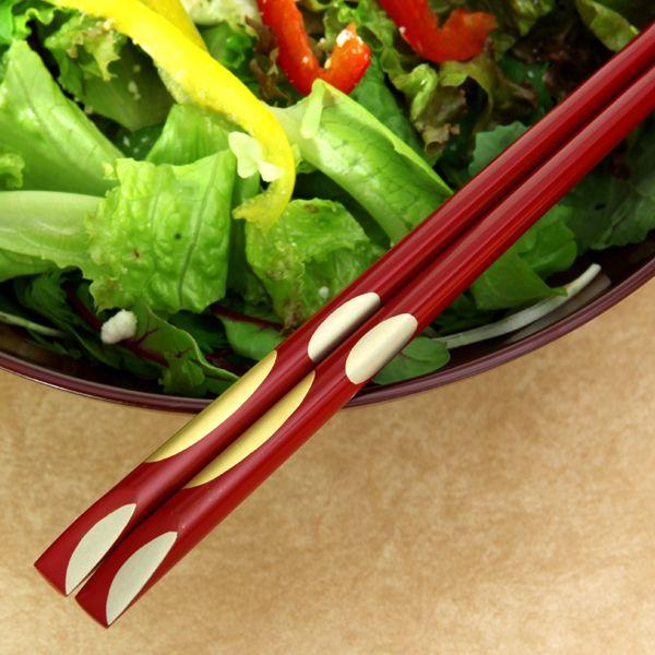 天削箸　日月　お箸/漆塗り/木製