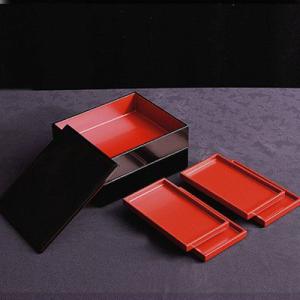 山田平安堂 熨斗蒔絵 三段重 重箱 漆器 ( 継承工房 ) : 漆器 山田平安