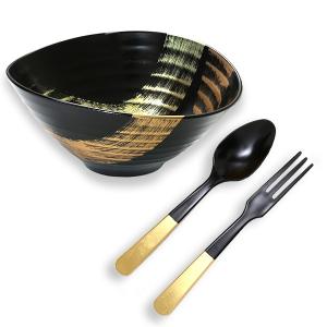 サラダボウル 雲龍（取箸セット） : 漆器 山田平安堂 - 通販 - Yahoo