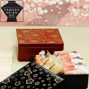 山田平安堂 【送料無料】六角三段小重 朱塗（木箱入） : 漆器 山田平安