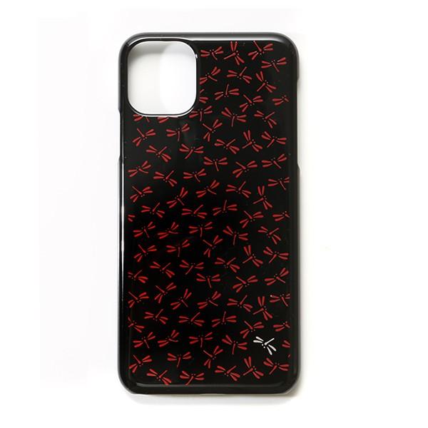 iPhoneケース カバー（iPhone11Pro Max用） 蜻蛉　本漆塗り/ 漆器　