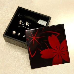 漆器 山田平安堂 手文庫 秋草 文箱/漆器/塗り : 漆器 山田平安堂