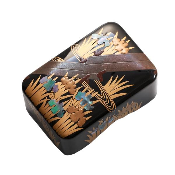小筥　八ツ橋　小箱/螺鈿/蒔絵/海外ギフト
