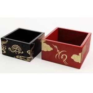 万寿　鶴亀寿　大（朱）/小（黒）セット