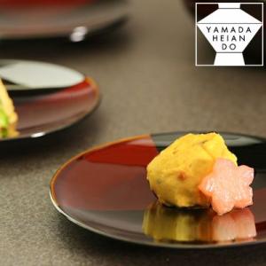 銘々皿 白檀（5枚組）　菓子皿/漆塗り/漆器