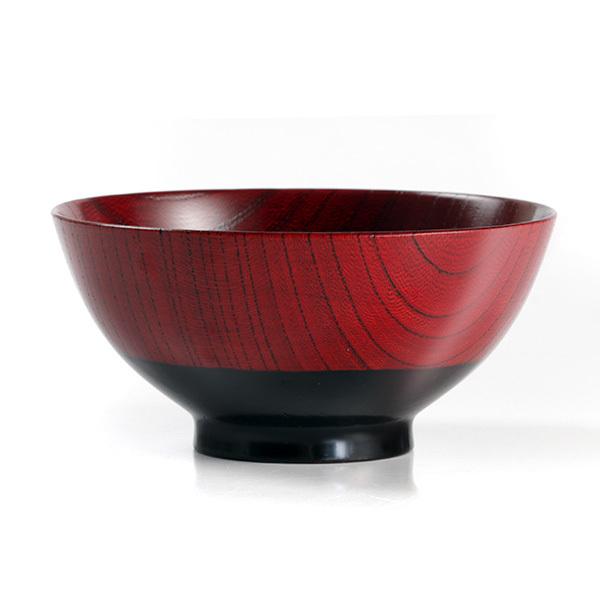 めし椀　塗分　漆塗り　木製