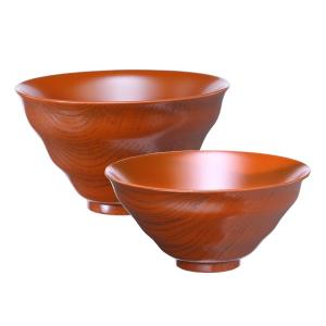 山田平安堂 漆器 雑煮椀 古代朱/黒 お椀/蓋付き/木製 : 漆器 山田平安