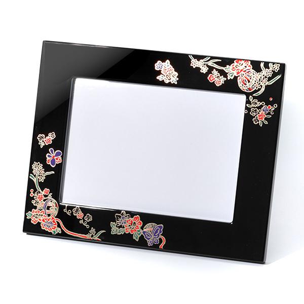 パラリンアート　コラボ作品　フォトスタンド「和柄」