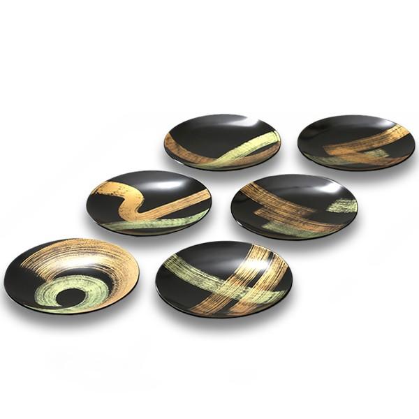 プレートセット　彩龍(6枚組)