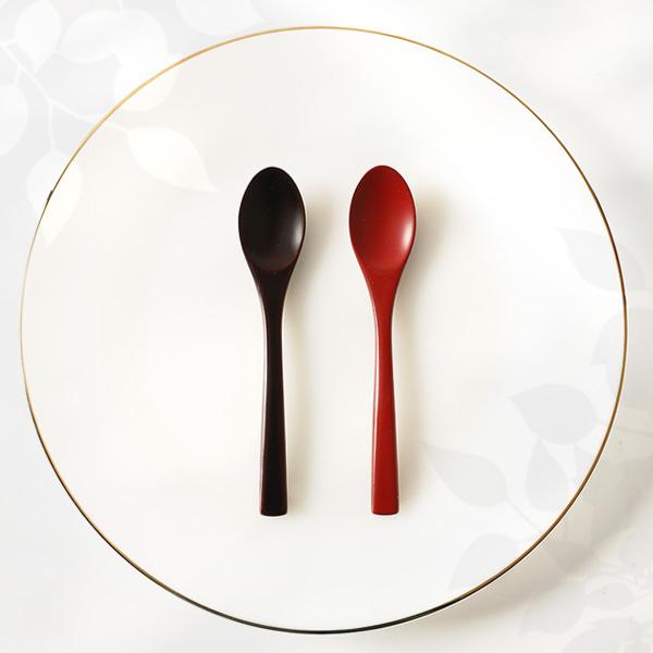 ティースプーン「匙」　木製　漆塗り　スプーン