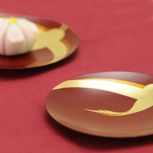 山田平安堂 銘々皿 朱塗（5枚組） 菓子皿/漆塗り/漆器 : 漆器 山田平安
