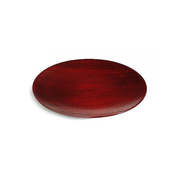 栓丸皿　あかね(小)　木製/プレート/漆器