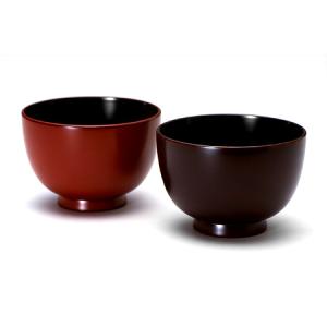 山田平安堂 漆器 汁椀 ぼかし（ペア） お椀/漆塗り/木製 : 漆器 山田