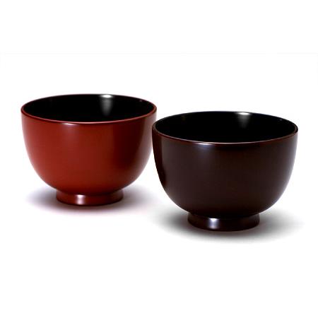 深椀　朱/溜　お椀/漆塗り/木製