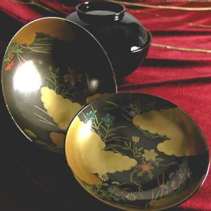 煮物椀　内嵯峨野　　【宮内庁御用達　漆器 山田平安堂】