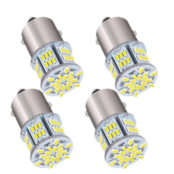 S25 シングル球 バックランプ 12V-24V車用 （BA15S P21W ピン角180°） LE...