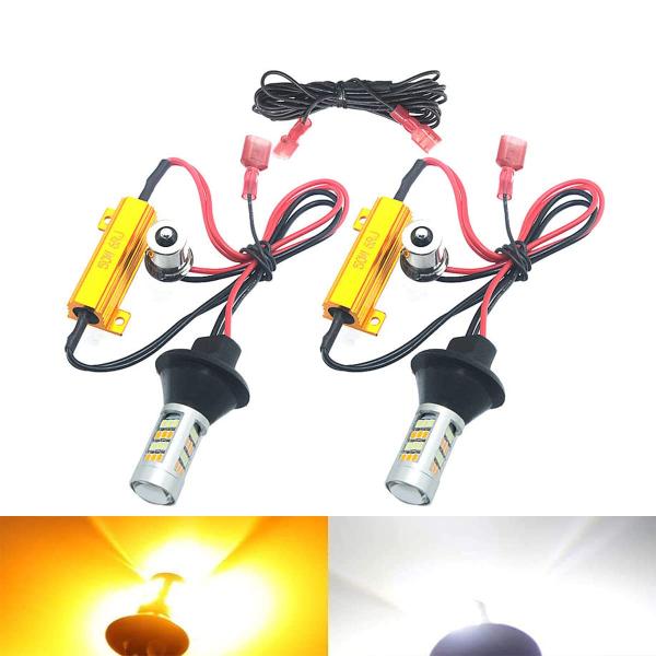 Autart S25 シングル ウインカーポジション 12V車用 ウインカーライト LED バルブ ...