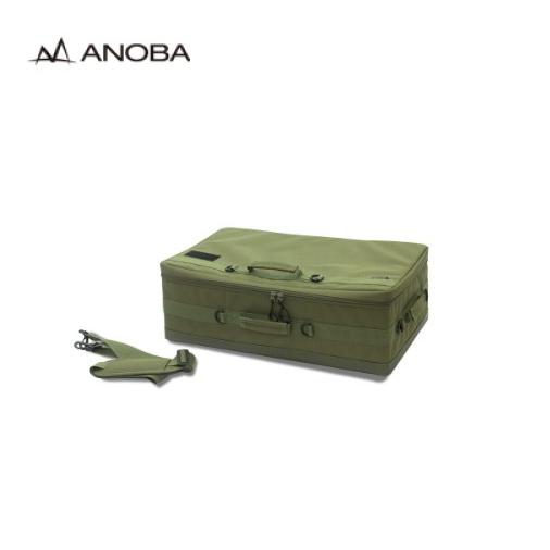 アノバ ANOBA マルチバーナーコンテナ オリーブ コンロ 収納 ボックス