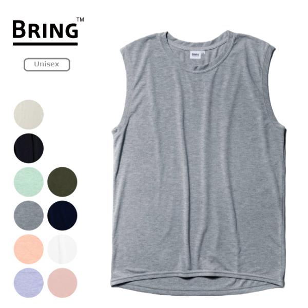 ブリング BRING ドライコットニー スリーブレスTシャツ DRYCOTTONY ユニセックス ノ...