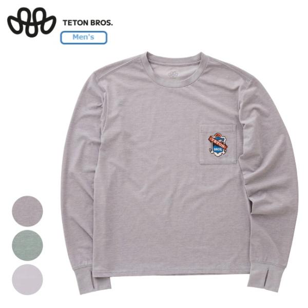 ティートンブロス Teton Bros. TBエンブレムL/S Tee メンズ TB Emblem ...