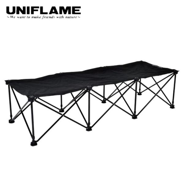 ユニフレーム UNIFLAME リラックスコット オールブラック コット ベッド 椅子 チェア コン...
