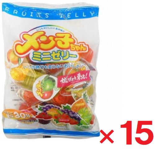 アキヤマ メン子ちゃんミニゼリー 16g×20個入 ×15袋　宮城 ソウルフード 東北土産