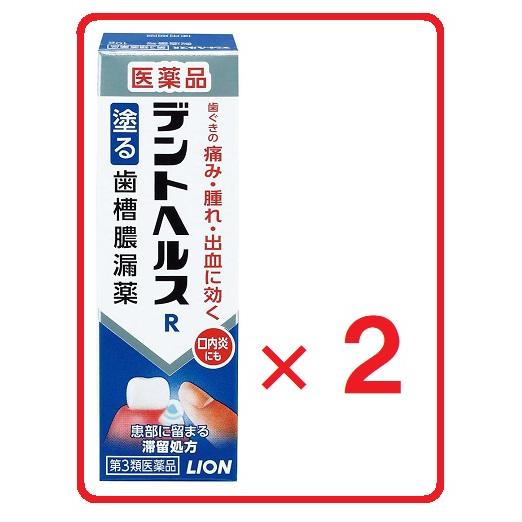 デントヘルスＲ10g ×２   第3類医薬品　ライオン