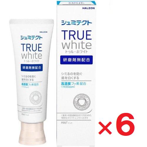 シュミテクト トゥルーホワイト 80g ×6個 薬用ハミガキ 医薬部外品