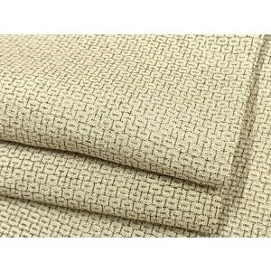 平和屋着物▽本塩沢　単衣　80亀甲　総詰め　正絹　逸品　AAAW7873fy