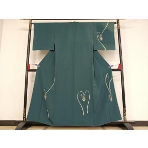 平和屋着物●世界的人形師　辻村寿三郎　ジュサブロー　訪問着　兎　正絹　逸品　AAAY1511np