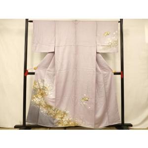 平和屋着物■訪問着　地紙桜文　暈し染め　金彩　正絹　逸品　AAAY8792fw