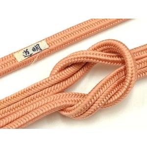 平和屋着物●極上　有職組紐道明　帯締め　冠組　深支子色　宮内庁御用　国立博物館御用　東京芸術大学御用...