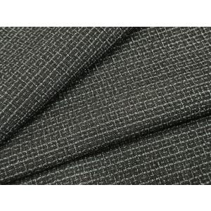 平和屋着物▽男性　単衣　本塩沢　80亀甲　総詰め　正絹　逸品　AABD0090fy