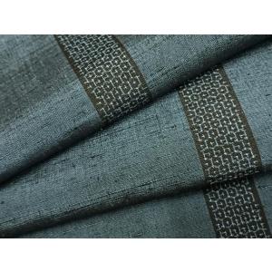 平和屋着物●上質な紬　80亀甲　間道　正絹　逸品　未使用　AABF5922fy