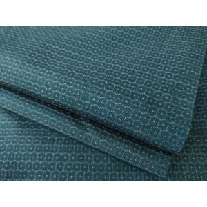 平和屋着物●男性　本場大島紬　80亀甲　総詰め　正絹　逸品　AABF9007ck