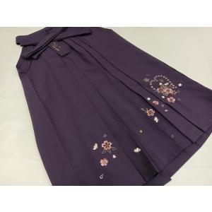 平和屋着物●「anan」ブランド　女性　行灯袴　刺繍　舞花文　金糸　洗える着物　AABG7293ph