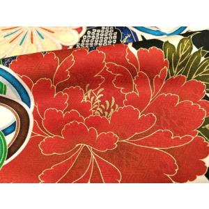 平和屋着物●白石麻衣 振袖 駒刺繍 扇面花文 ...の詳細画像5