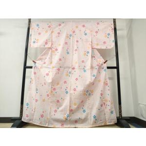 平和屋着物∴夏物 倖田來未 浴衣 綿紅梅 流水...の詳細画像1