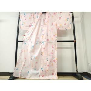 平和屋着物∴夏物 倖田來未 浴衣 綿紅梅 流水...の詳細画像2