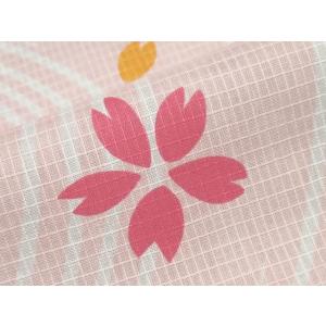 平和屋着物∴夏物 倖田來未 浴衣 綿紅梅 流水...の詳細画像5