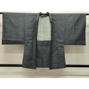 平和屋着物∞男性　本場大島紬　羽織　80亀甲　総詰め　正絹　逸品　CAAW4928dy