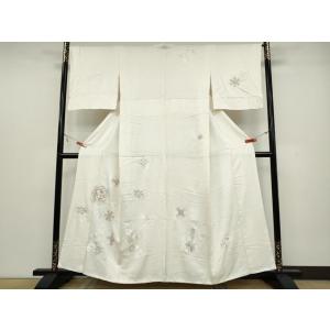 平和屋着物●訪問着　総刺繍　正倉院花文　金銀糸　正絹　逸品　CAAX4551ut