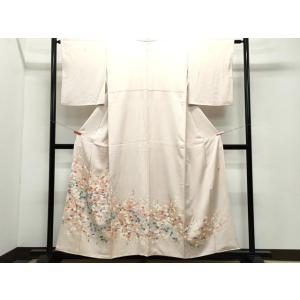 平和屋着物●本加賀友禅作家　百貫華峰　色留袖　枝花楓文　金彩　正絹　逸品　CAAZ8116vf